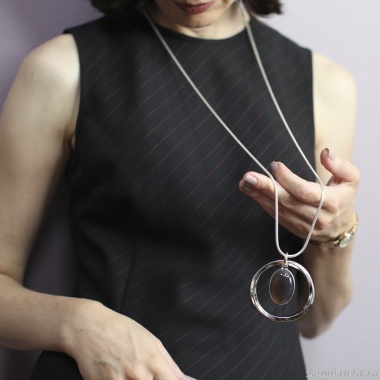 Колье Fiore Luna, GREIGE OPAL